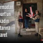 Jandarmadan Bayburt un ilk kadin muhtarina ziyaret – Bayburt Portalı