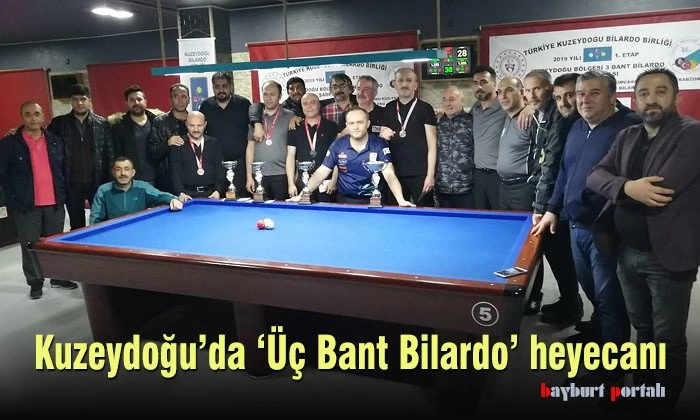 Kuzeydoğu’da ‘Üç Bant Bilardo’ heyecanı