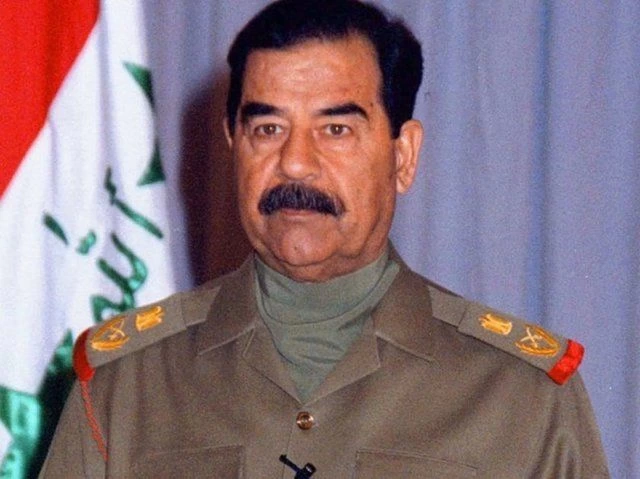 Saddam Hüseyin'e Detroit kentinin altın anahtarı verilmişti.