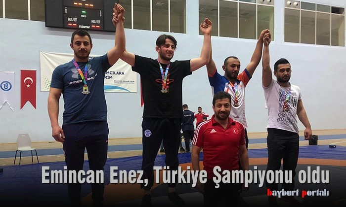 Emincan Enez, Türkiye Şampiyonu oldu