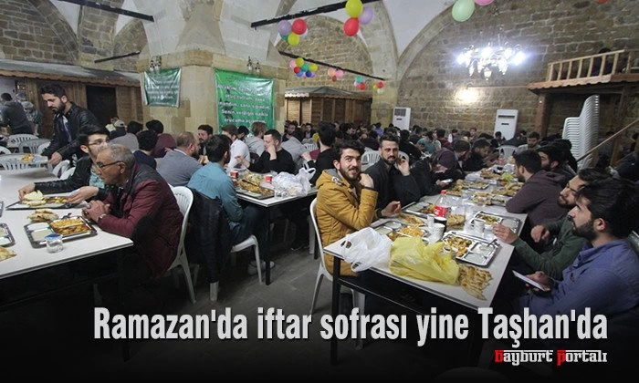 Ramazan’da iftar sofrası yine Taşhan’da