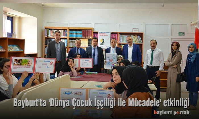 Bayburt’ta ‘Dünya Çocuk İşçiliği ile Mücadele’ etkinliği