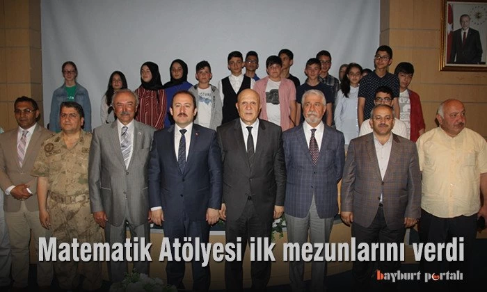 Bayburt’ta Matematik Atölyesi ilk mezunlarını verdi