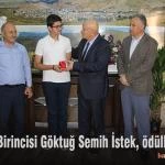 Turkiye Birincisi Goktug Semih istek odullendirildi – Bayburt Portalı