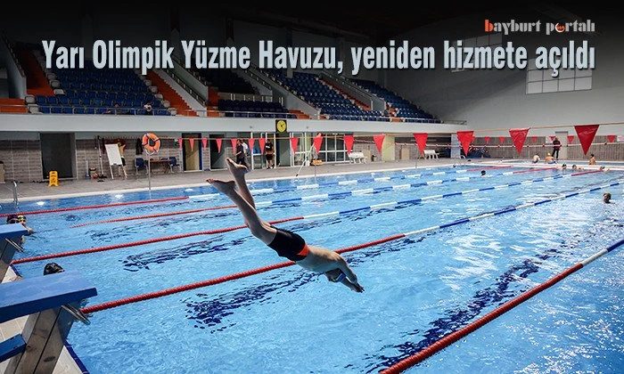 Yarı Olimpik Yüzme Havuzu, yeniden hizmete açıldı