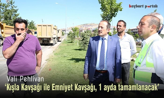 Kışla Kavşağı ile Emniyet Kavşağı, 1 ayda tamamlanacak