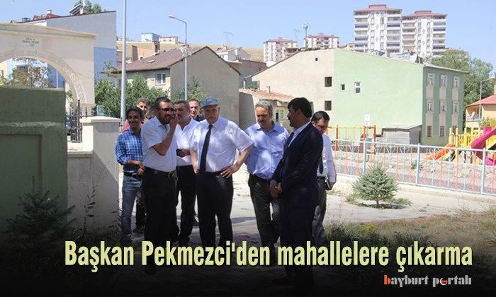 Başkan Pekmezci’den mahallelere çıkarma