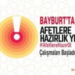 Bayburt ta afetlere hazirlik yili calismalari – Bayburt Portalı