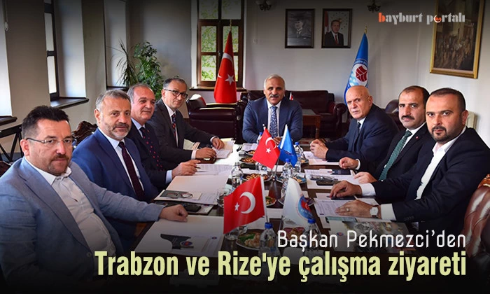 Başkan Pekmezci’den Trabzon ve Rize’ye çalışma ziyareti