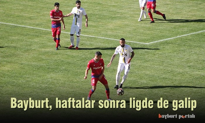 Bayburt, haftalar sonra ligde de galip