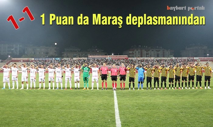 1 Puan da Maraş deplasmanından