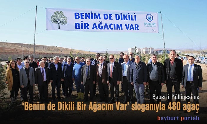 Bayburt Üniversitesi’nde ‘Benim de Dikili Bir Ağacım Var’ kampanyası