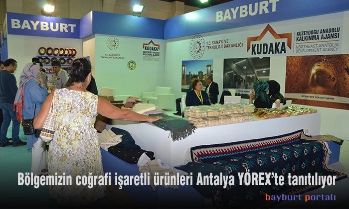 Bölgemizin coğrafi işaretli ürünleri Antalya YÖREX’te tanıtılıyor