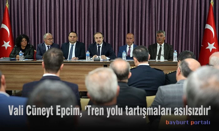 Vali Cüneyt Epcim, ‘Tren yolu tartışmaları asılsızdır’