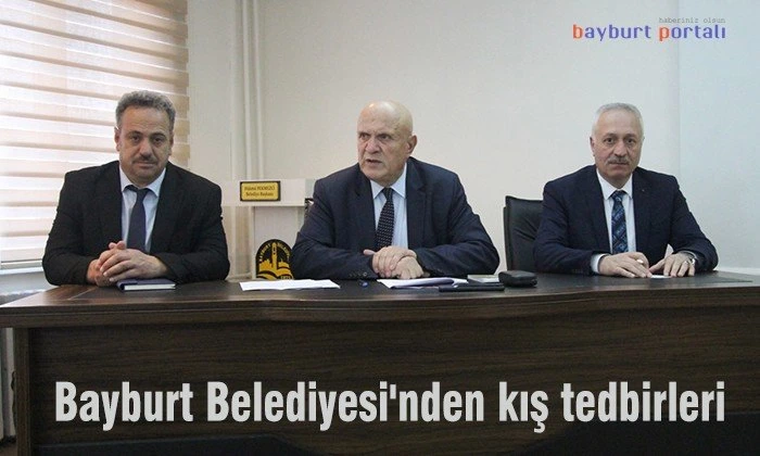 Bayburt Belediyesi’nden kış tedbirleri