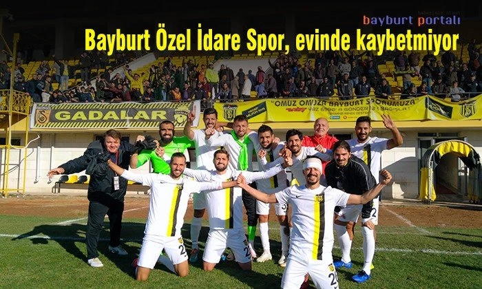 Bayburt Özel İdare Spor, evinde kaybetmiyor