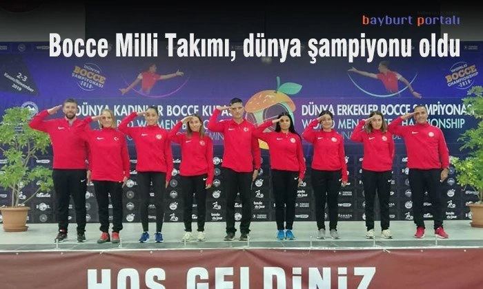 Bocce Milli Takımı, dünya şampiyonu oldu