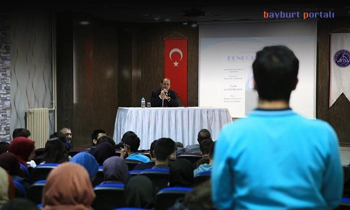 Rektör Coşkun’dan Bayburt Fen Lisesi öğrencileriyle söyleşi