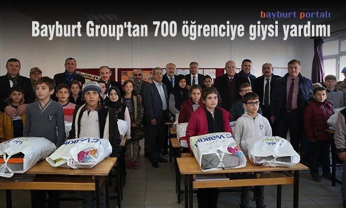 Bayburt Group’tan 700 öğrenciye giysi yardımı