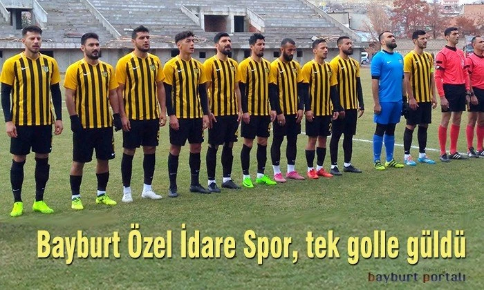 Bayburt Özel İdare Spor, tek golle güldü