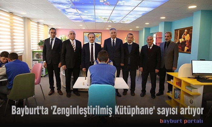 Bayburt’ta ‘Zenginleştirilmiş Kütüphane’ sayısı artıyor