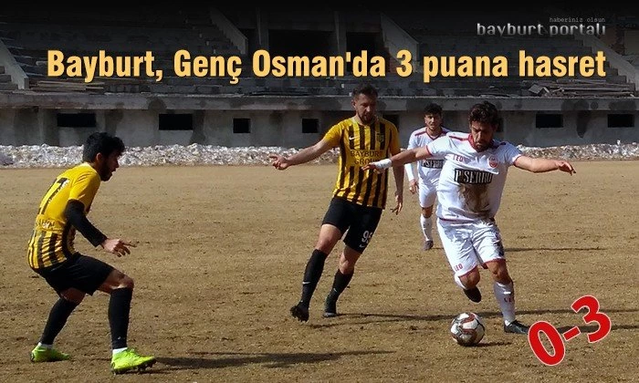 Bayburt, Genç Osman’da 3 puana hasret