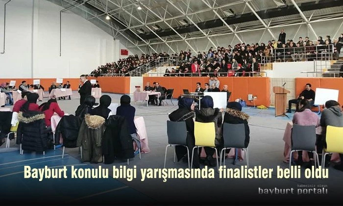 Bayburt konulu bilgi yarışmasında finalistler belli oldu