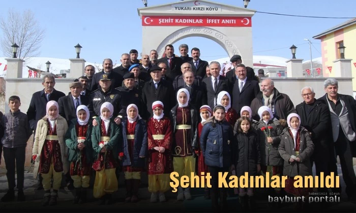 Bayburt’ta ‘Şehit Kadınlar’ anıldı