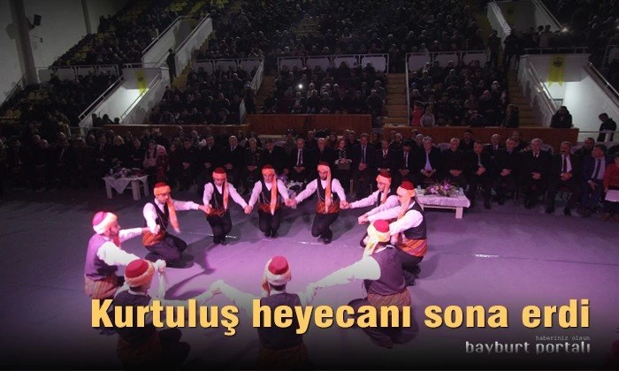 Bayburt’ta kurtuluş heyecanı sona erdi