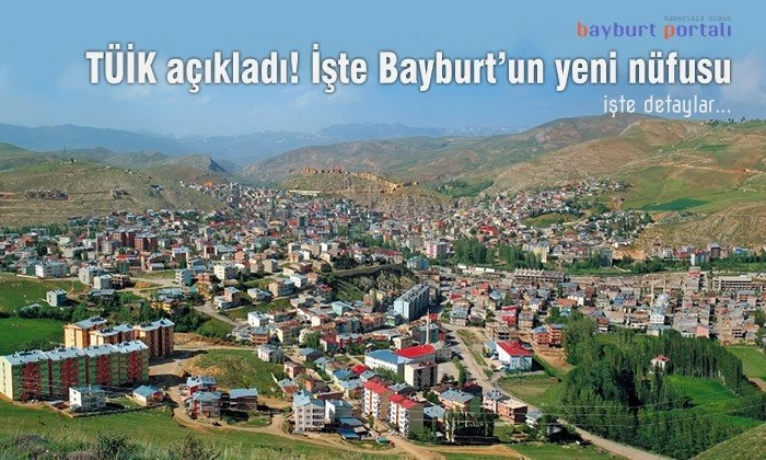 TÜİK açıkladı! İşte Bayburt’un yeni nüfusu