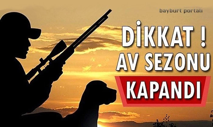Bayburt’ta av sezonu kapandı