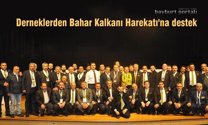 Bayburt derneklerinden Bahar Kalkanı Harekatı’na destek