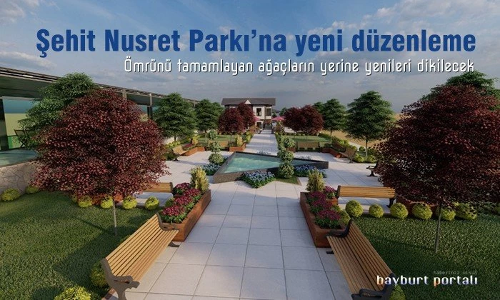 Şehit Nusret Parkı’na yeni düzenleme