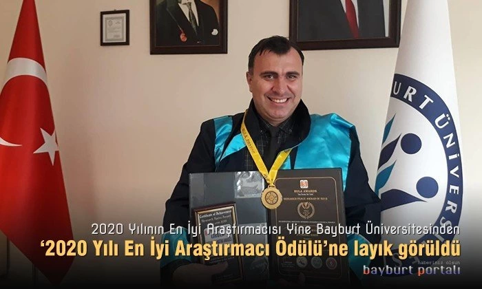 Dr. Bayraktar, ‘2020 Yılı En İyi Araştırmacı Ödülü’ne layık görüldü