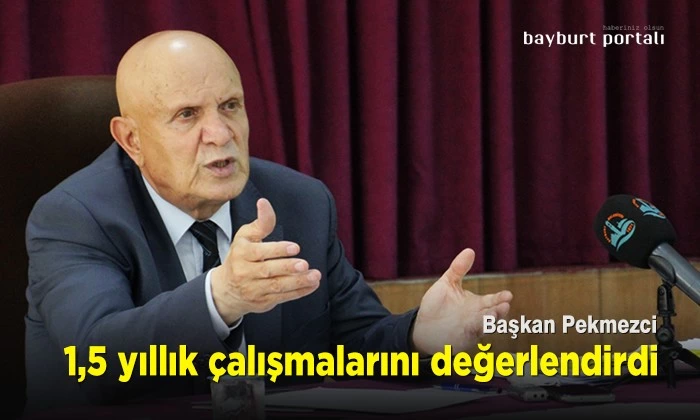 Başkan Pekmezci, 444 günlük çalışmalarını değerlendirdi