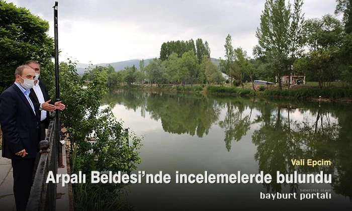 Vali Epcim, Arpalı Beldesi’nde incelemelerde bulundu