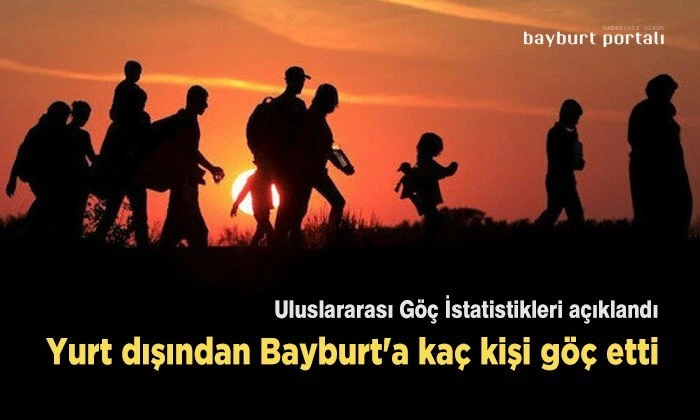 Yurt dışından Bayburt’a kaç kişi göç etti?