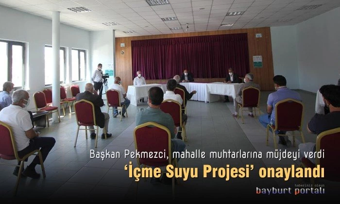 Başkan Pekmezci’den içme suyu müjdesi