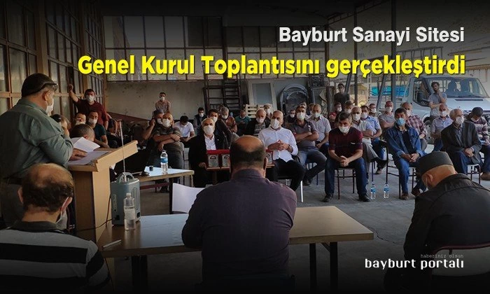 Bayburt Sanayi Sitesi, genel kurul toplantısını gerçekleştirdi