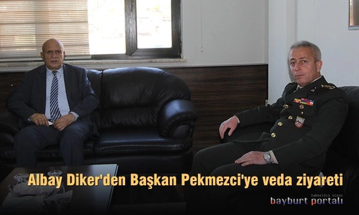 Albay Diker’den Başkan Pekmezci’ye veda ziyareti