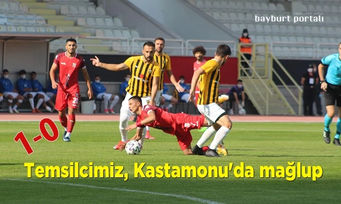 Bayburt Özel İdare Spor, Kastamonu’da mağlup