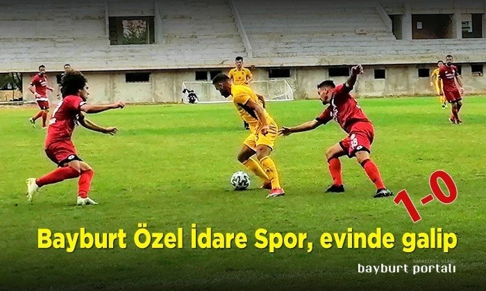Bayburt Özel İdare Spor, evinde galip