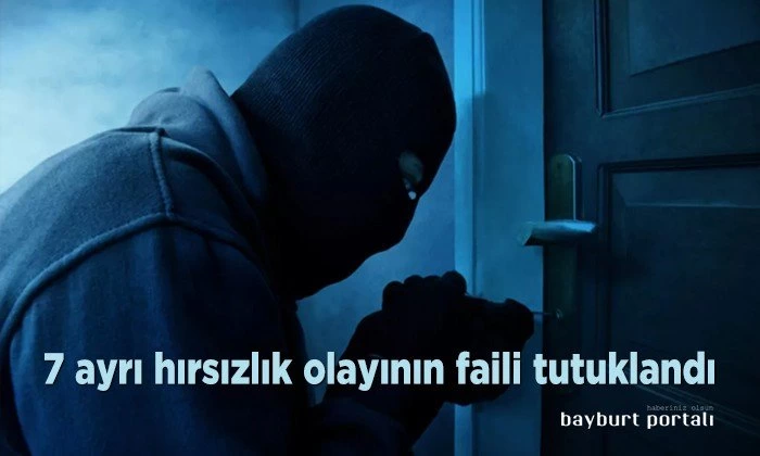 Bayburt’ta 7 ayrı hırsızlık olayının faili yakalandı
