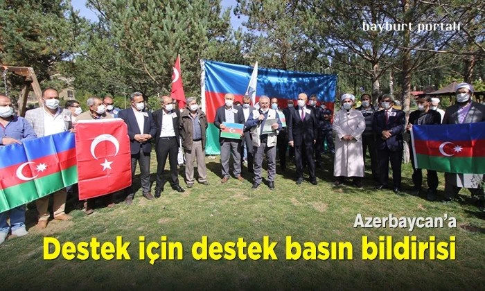Bayburt’tan Azerbaycan’a destek için destek basın bildirisi
