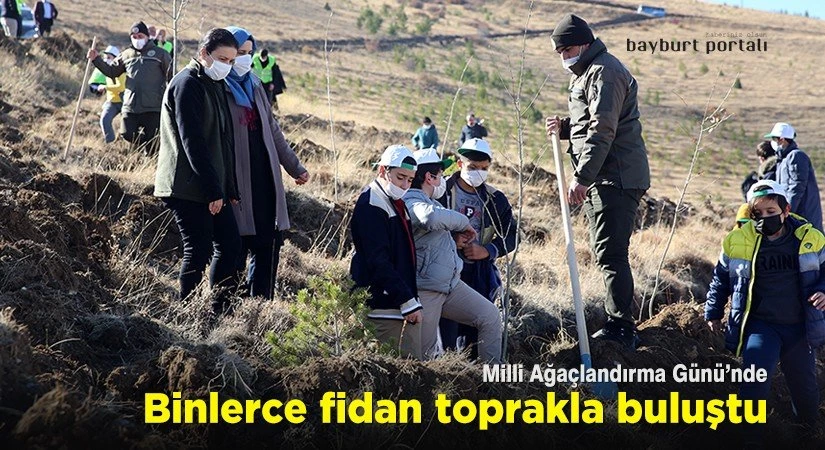 ‘Geleceğe nefes’ için binlerce fidan toprakla buluştu