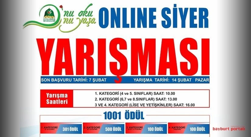 ‘Online Siyer Yarışması’ başvuruları başladı