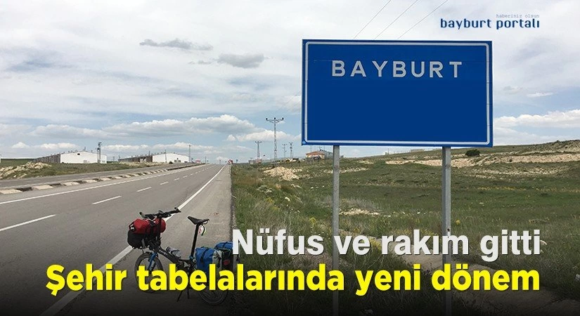 Şehir tabelalarında sadece isim dönemi