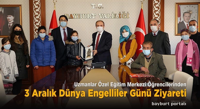 Vali Epcim, ‘özel eğitim öğrencileri’ni ağırladı