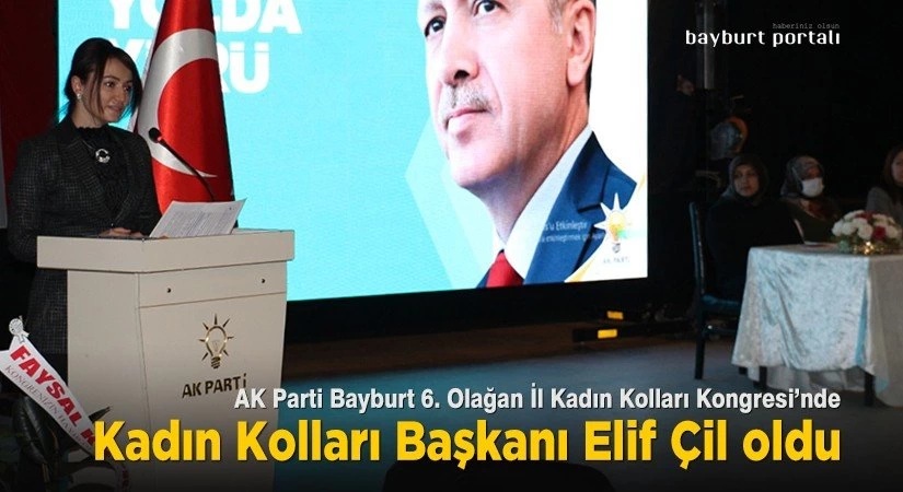 Ak Parti Bayburt Kadın Kolları Başkanı Elif Çil oldu