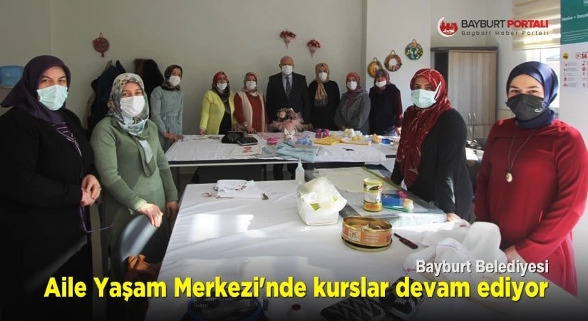 Aile Yaşam Merkezi’nde kurslar devam ediyor